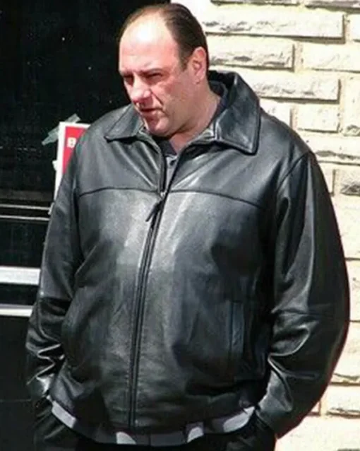 The Sopranos James Gandolfini Black Jacket On Sale