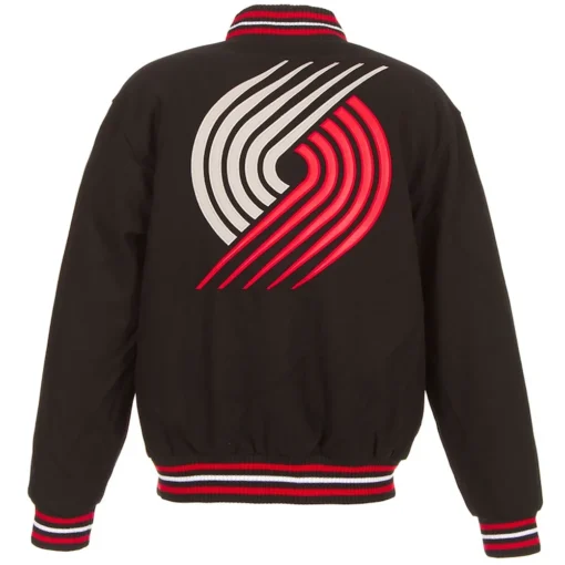 Turner Portland Trail Blazers Track Jacket back