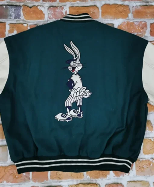 Vintage Bugs Bunny Varsity Jacket Back