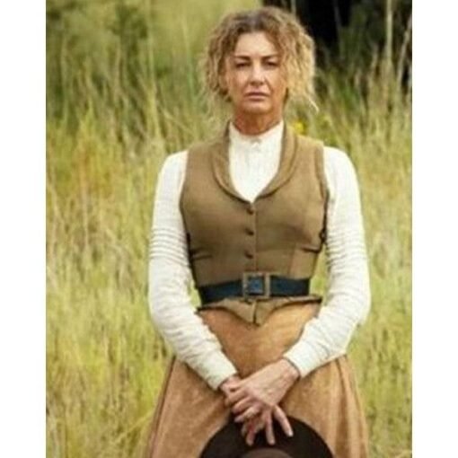 Yellowstone Origin 1883 Margaret Dutton Brown Vest