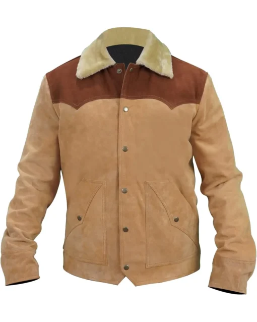 Yellowstone S03 Ep08 John Dutton Brown Jacket