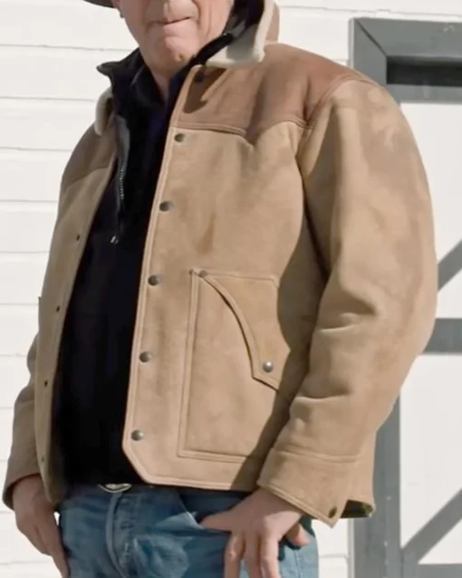 Yellowstone S03 Ep08 John Dutton Brown Jacket On Sale