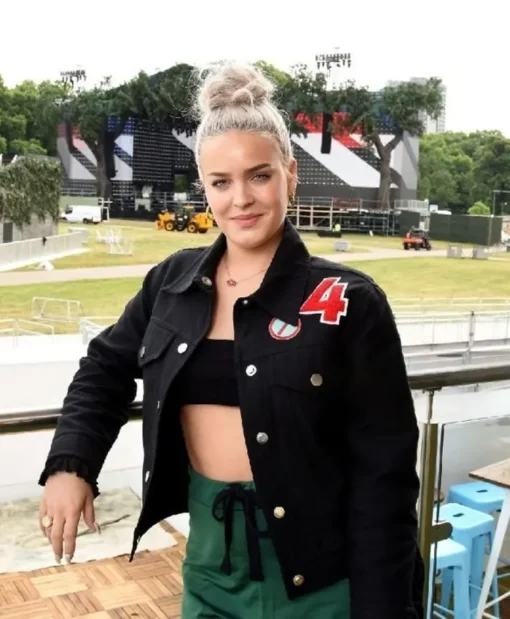 Anne Marie Our Song Black Denim Jacket