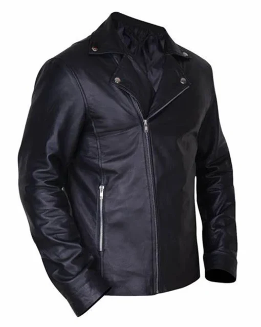 Fergal Devitt WWE Black Biker Leather Jacket