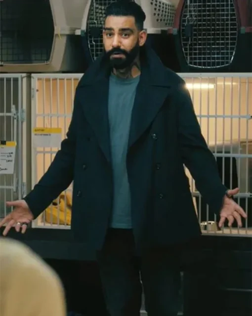 Rahul Kohli The Fall of the House of Usher Wool Coat