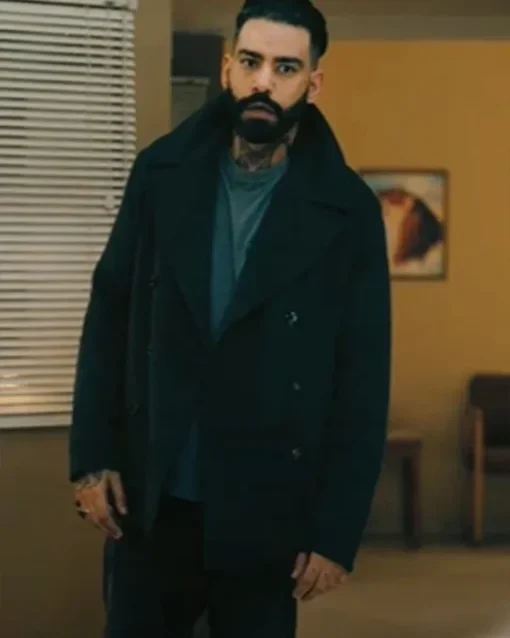 Rahul Kohli The Fall of the House of Usher Wool Coat Front