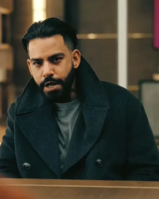 Rahul Kohli The Fall of the House of Usher Wool Coat Half