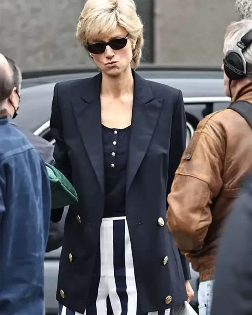 The Crown S05 Princess Diana Black Blazer