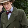 11th Doctor Matt Smith Green Trench Coat Collar