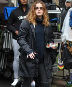 Amy Adams The Woman in the Window Black Parachute Coat