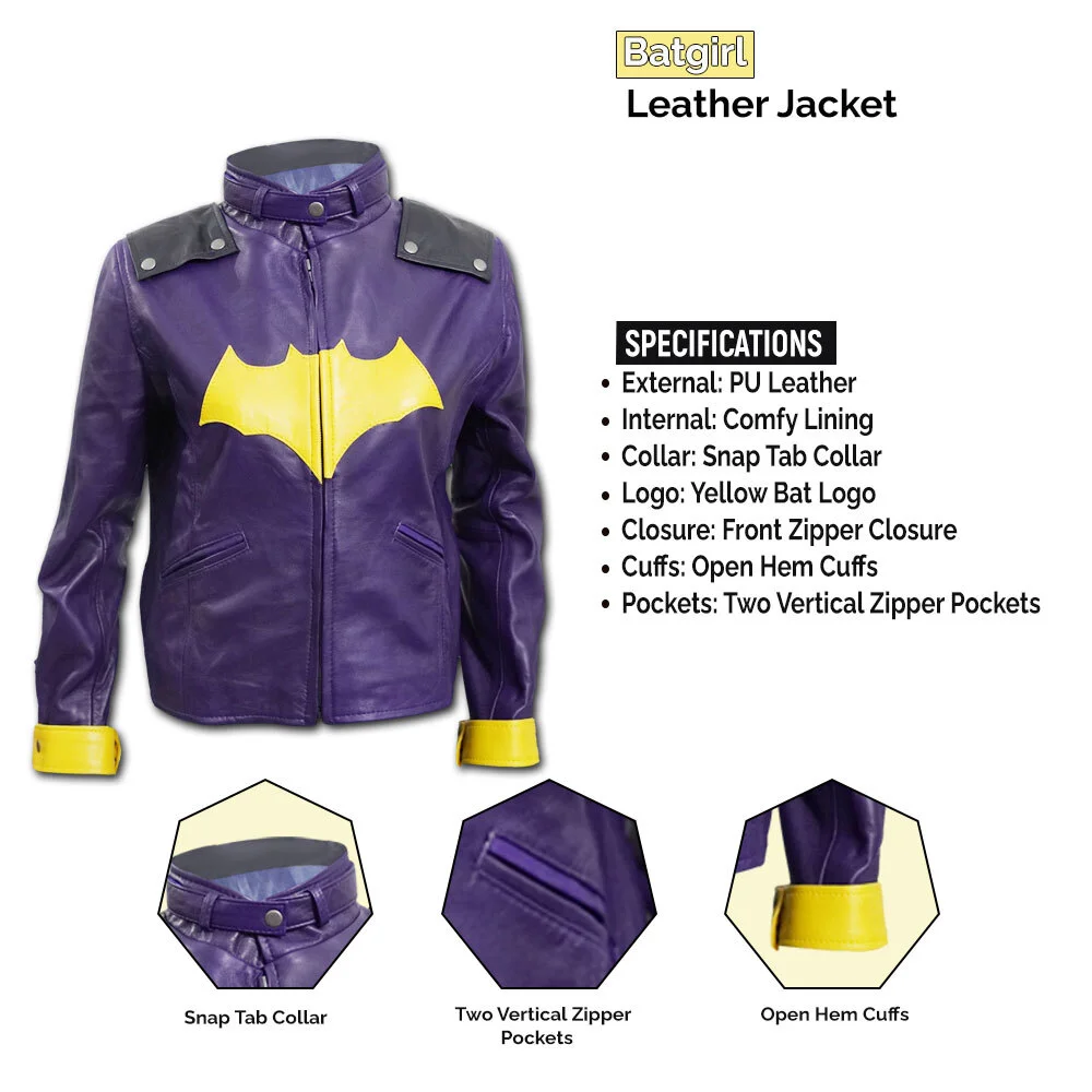 Batgirl Leather Jacket