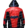 Batman Arkham Knight Jason Todd Red Leather Jacket Back