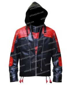 Batman Arkham Knight Jason Todd Red Leather Jacket Main