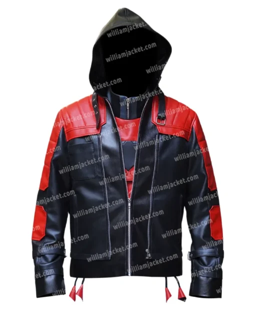 Batman Arkham Knight Jason Todd Red Leather Jacket Main