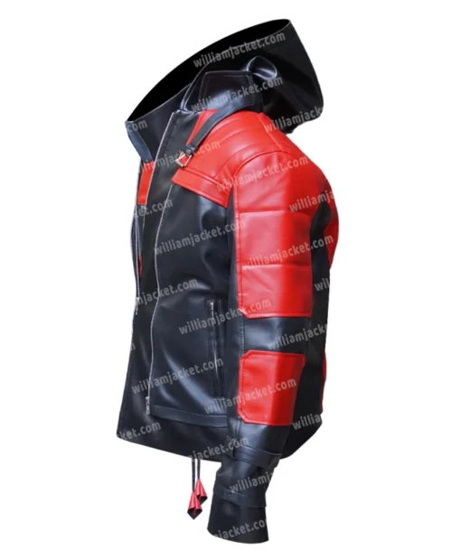 Batman Arkham Knight Jason Todd Red Leather Jacket Right