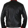 Batman The Dark Knight Red Cafe Racer Biker Jacket Back