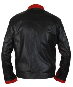 Batman The Dark Knight Red Cafe Racer Biker Jacket Back