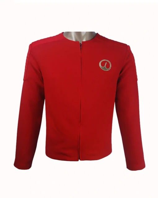 Black Mirror Robert Daly Red Jacket Front