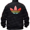 Bob Marley Black Adidas Track Jacket Back