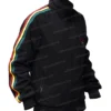 Bob Marley Black Adidas Track Jacket Left