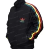 Bob Marley Black Adidas Track Jacket Right