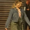 Bridget Jones Mad About the Boy Renée Zellweger Blue Denim Jacket For Sale