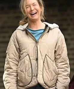 Bridget Jones Mad About the Boy Renée Zellweger Quilted Jacket