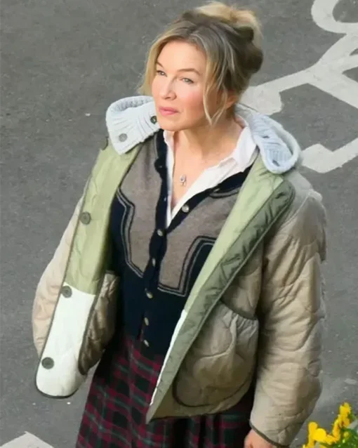 Bridget Jones Mad About the Boy Renée Zellweger Quilted Jacket For Sale