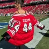 Buy 49ers Kristin Juszczyk San Francisco Puffer Jacket Coat For Women’s Sale