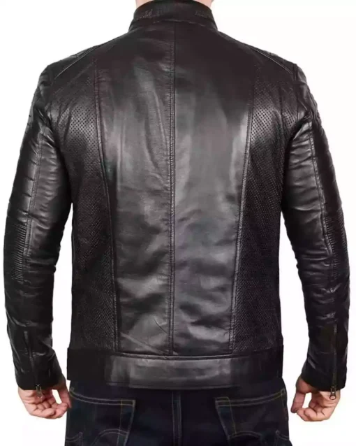 Buy Johnson Black Leather Jacket