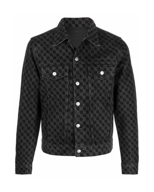 Ted Lasso S03 Colin Hughes Black Denim Jacket - Image 2