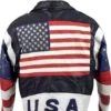 Buy USA Brando Vintage 80s Stars Studded Bomber Jacket