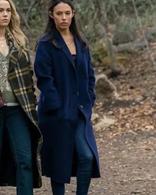 Chloe Bridges Maggie Blue Wool Coat