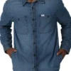 Clark Kent Superman and Lois S04 Blue Denim Shirt For Sale