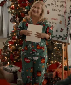 Confessions Of A Christmas Letter Green Jumpsuit For Sale