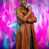 Doctor Who 15th The Doctor Brown Leather Coat Main