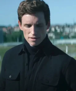 Eddie Redmayne The Day Of The Jackal Black Jacket For Sale