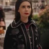 Emily in Paris S04 Floral Cape Coat Main