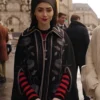 Emily in Paris S04 Floral Cape Coat Stand Up