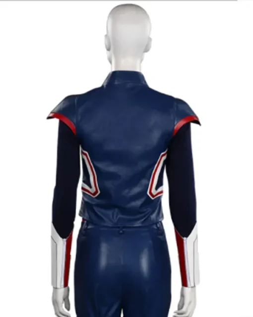 What If 2021 Peggy Carter Blue Costume Jacket - Image 3