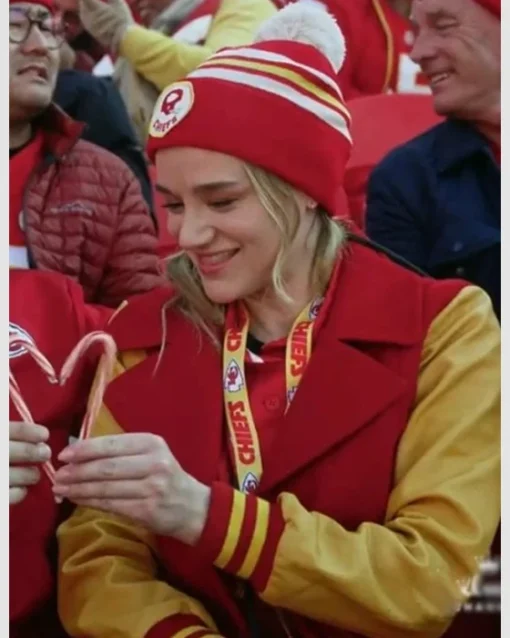 Holiday Touchdown a Chiefs Love Story Hunter King Chiefs Coat For Sale