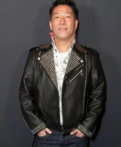 Hun Kim Met Gala 2023 Studded Biker Jacket