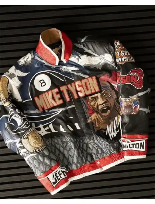 Iron Mike Tyson Leather Jacket For Sale