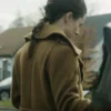 Kayla Craig Cross S01 Brown Coat Back