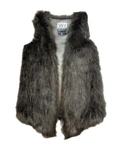 Kenzie-Faux-Fur-Black-Vest