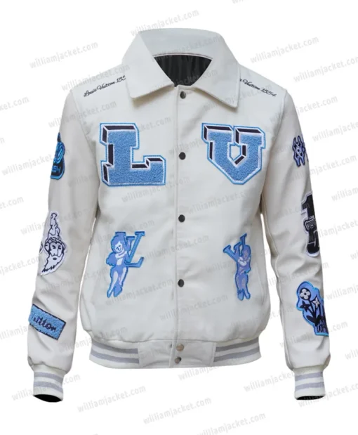 LV Multi-Patches Mixed Leather Varsity Blouson Main