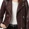 Lois Lane Superman and Lois S04 Brown Biker Jacket For Sale