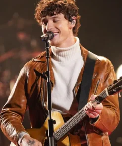 MTV EMA Shawn Mendes Brown Jacket