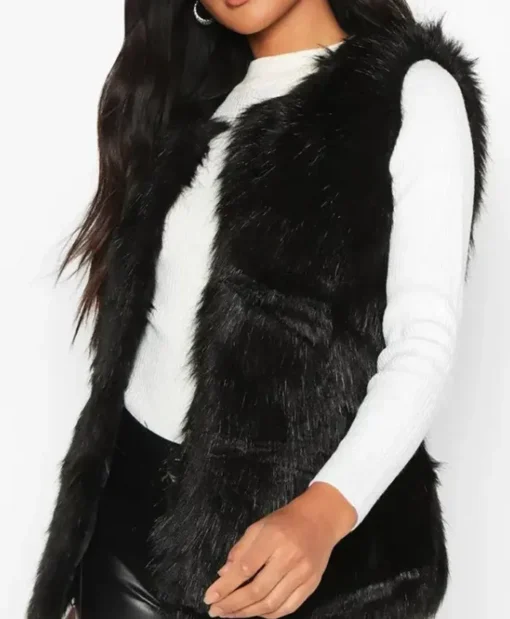 Men-Women-Black-Fur-Vest-On-Sale