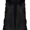 Men-Womens-Black-Fur-Vest-On-Sale